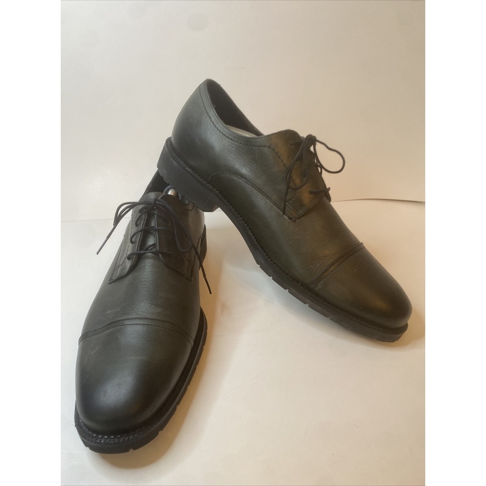 Neil M‎ Shoes Brown Casual Dress Oxford Derby Cap Toe Lace-Up Men 12 D Leather